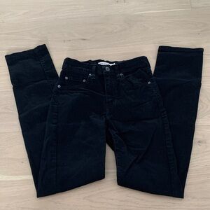 LEVIS | High Rise Straight Black Denim Jeans | Size 26